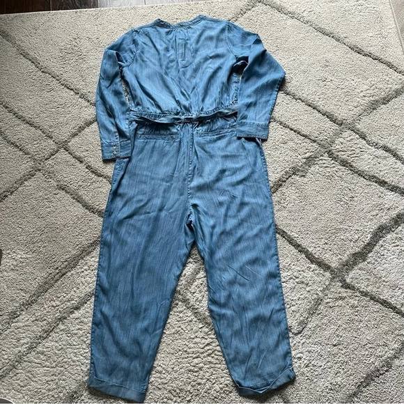 Fat face Imogen Tencel Jumpsuit chambray 10 new - Picture 12 of 13